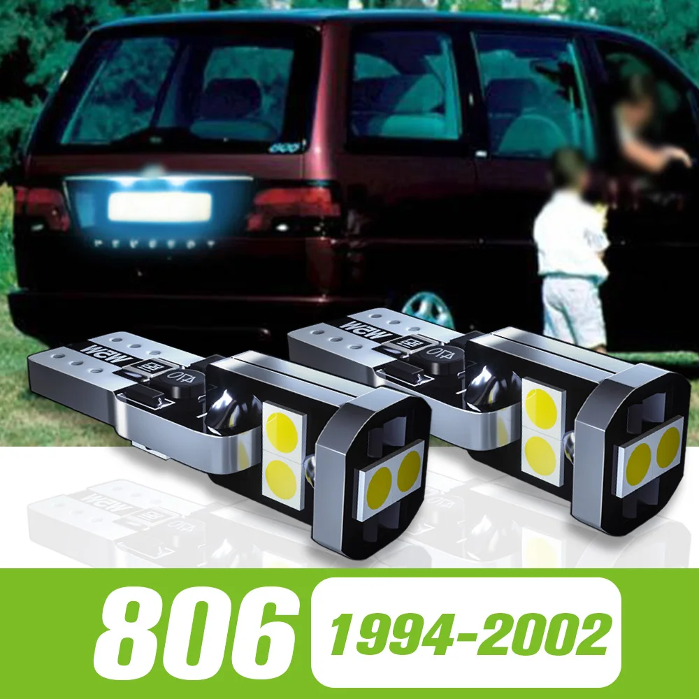 2pcs For Peugeot 806 1994-2002 LED License Plate Light 1995 1996 1997 1998 1999 2000 2001 Accessories
2pcs For Peugeot 806 1994-2002 LED License Plate Light 1995 1996 1997 1998 1999 2000 2001 Accessories