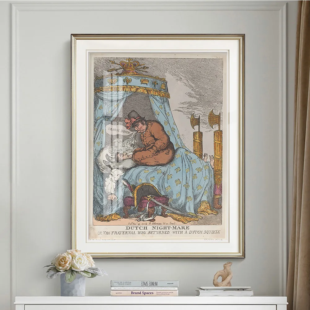 Thomas Rowlandson Art Print Poster The Fraternal Hug Returned With A Dutch Squeeze Canvas Painting Bedroom Decor Wall Stickers
Thomas Rowlandson Art Print Poster The Fraternal Hug Returned With A Dutch Squeeze Canvas Painting Bedroom Decor Wall Stickers