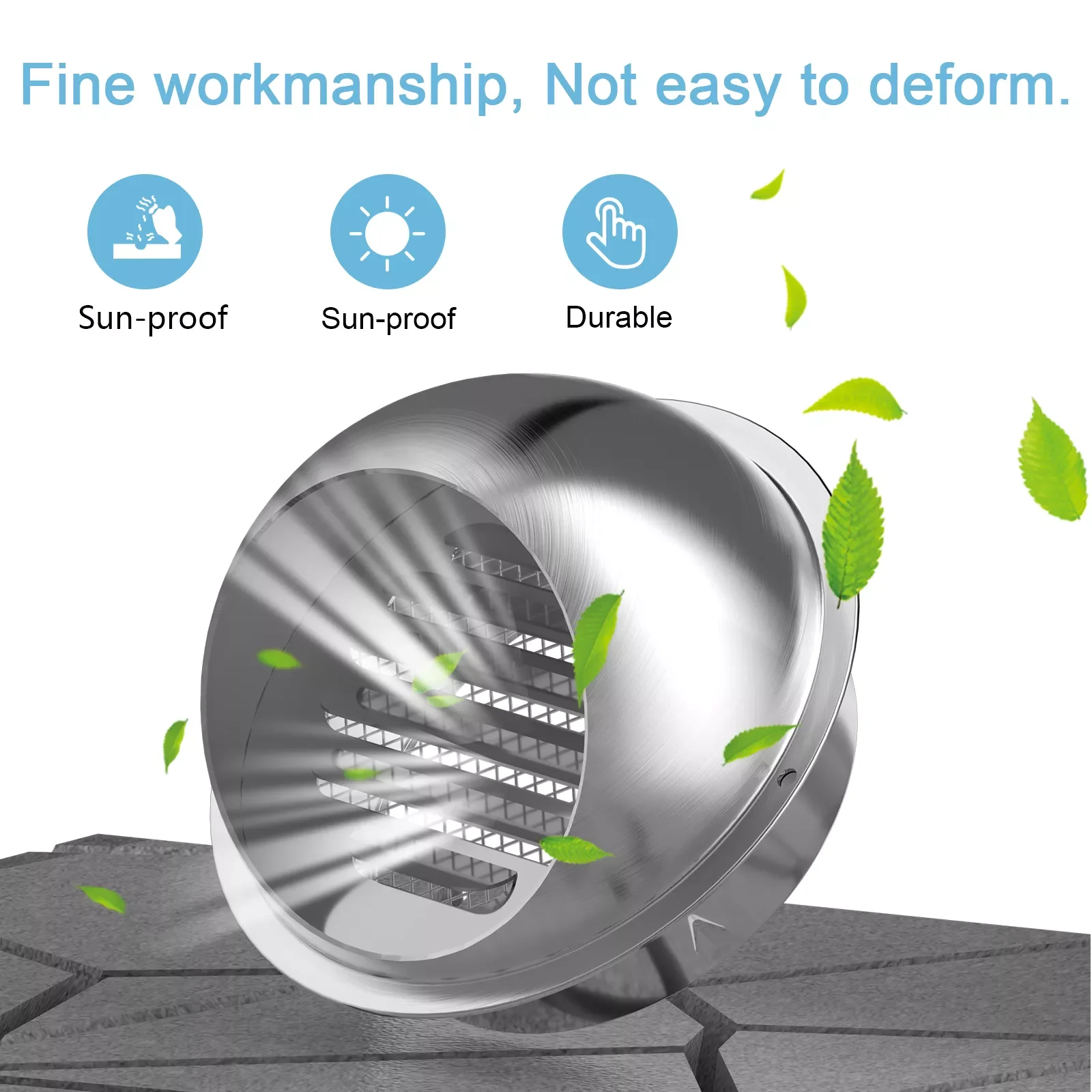 Hon&Guan 4-12inch Stainless Steel Wall Ceiling Air Ducting Ventilation Exhaust Grille Cover Outlet Heating Cooling & Ven
Hon&Guan 4-12inch Stainless Steel Wall Ceiling Air Ducting Ventilation Exhaust Grille Cover Outlet Heating Cooling & Ven