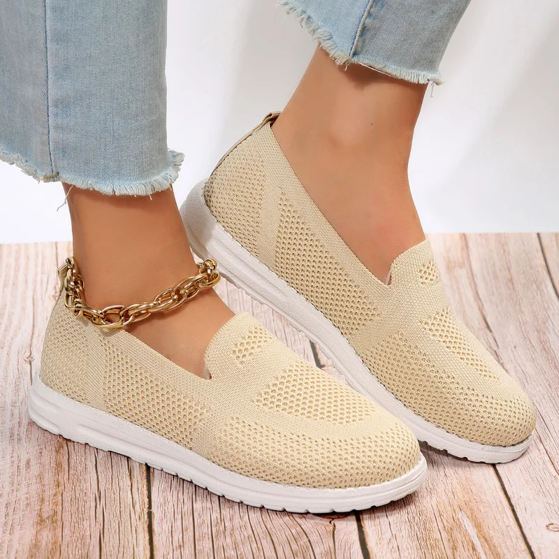 2023 Women Fashion Ballet Flats Work Shoes Ladies Knitted Mesh Loafers Breathable Female Slip-On Boat Shoes Casual Sport Sneaker
2023 Women Fashion Ballet Flats Work Shoes Ladies Knitted Mesh Loafers Breathable Female Slip-On Boat Shoes Casual Sport Sneaker