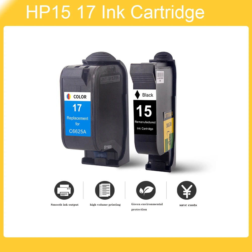 Картридж для принтера HP 15 17 Deskjet 1120c 825 840 841 842 843 845 PSC 500 OfficeJet Pro 1170c
Картридж для принтера HP 15 17 Deskjet 1120c 825 840 841 842 843 845 PSC 500 OfficeJet Pro 1170c