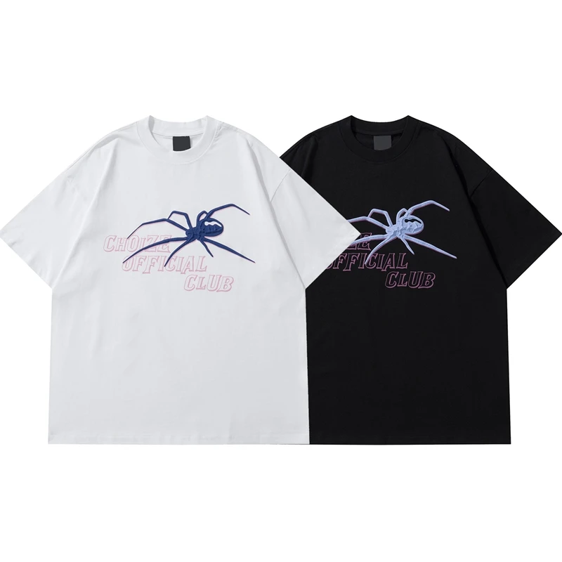 Hip Hop Men Tshirt 80s Harajuku Fashion Spider Letter Graphic Print Cotton T Shirt Streetwear 2023 Summer Casual Loose Tee Tops
Hip Hop Men Tshirt 80s Harajuku Fashion Spider Letter Graphic Print Cotton T Shirt Streetwear 2023 Summer Casual Loose Tee Tops