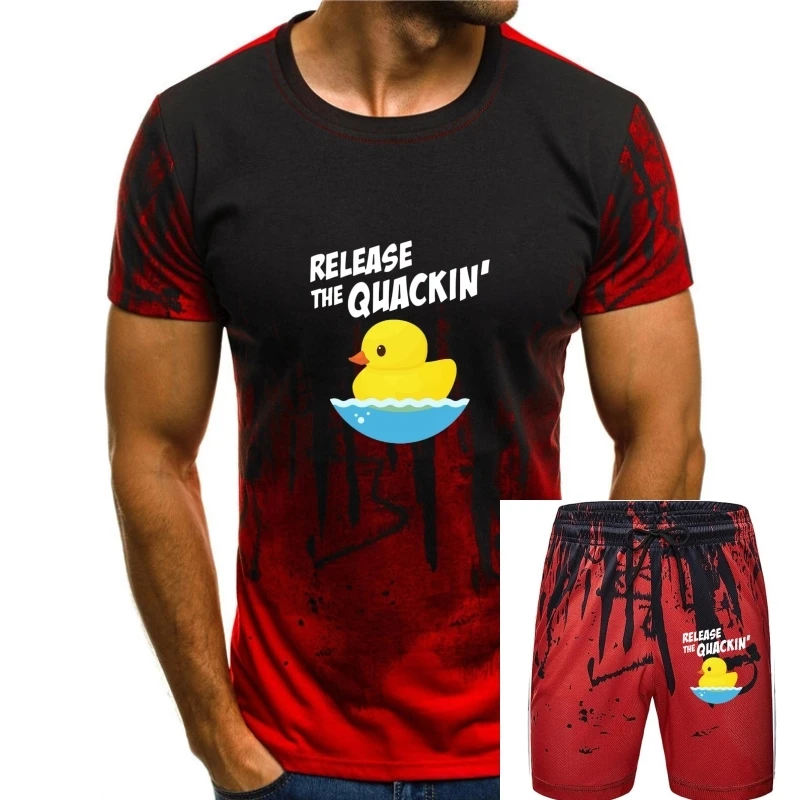 RELEASE THE QUACKIN T-SHIRT Funny Yellow Rubber Duck Personalized Comfortable T Shirt Hot Sale Cotton Men's T Shirt
RELEASE THE QUACKIN T-SHIRT Funny Yellow Rubber Duck Personalized Comfortable T Shirt Hot Sale Cotton Men's T Shirt