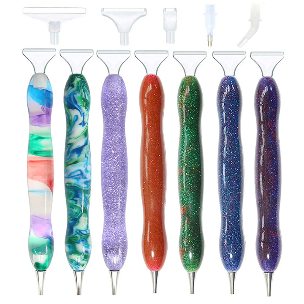 8PCS 5D Resin Diamond Painting Pen DIY Tool Set With Alloy Replace Pen Head Point Drill Pens Cross Stitch Embroidery Craft Nail
8PCS 5D Resin Diamond Painting Pen DIY Tool Set With Alloy Replace Pen Head Point Drill Pens Cross Stitch Embroidery Craft Nail