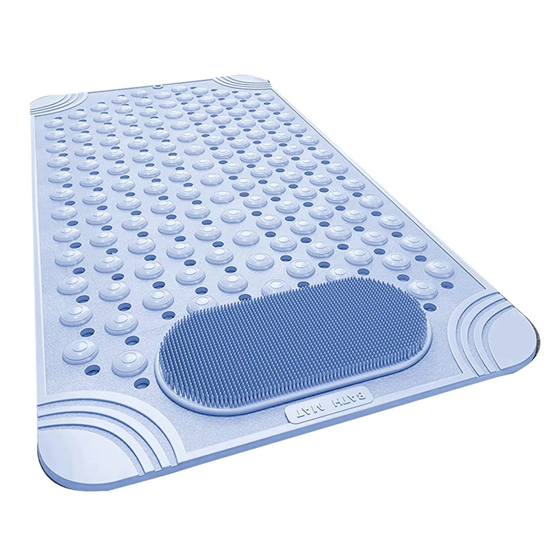 Bathtub Mat Non-Slip Rubber Shower Mat With Drain Holes Suction Cups, Quick Drain, Feet Massage, Bath Mat
Bathtub Mat Non-Slip Rubber Shower Mat With Drain Holes Suction Cups, Quick Drain, Feet Massage, Bath Mat