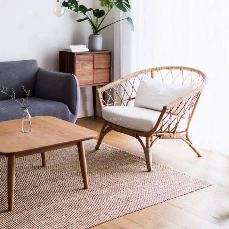 Nordic Fashion Rattan Beach Chairs Garden Balcony Modern Single Leisure Beach Chair Sofa Picnic Silla Playa Outdoor Furniture
Nordic Fashion Rattan Beach Chairs Garden Balcony Modern Single Leisure Beach Chair Sofa Picnic Silla Playa Outdoor Furniture