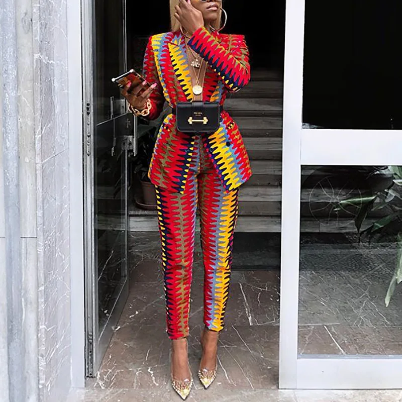 Indie Print Multicolor Blazer Office Woman Buttonless Long Sleeve Slim Business Suit Women 2021 Spring Autumn New Fashion Blazer
Indie Print Multicolor Blazer Office Woman Buttonless Long Sleeve Slim Business Suit Women 2021 Spring Autumn New Fashion Blazer