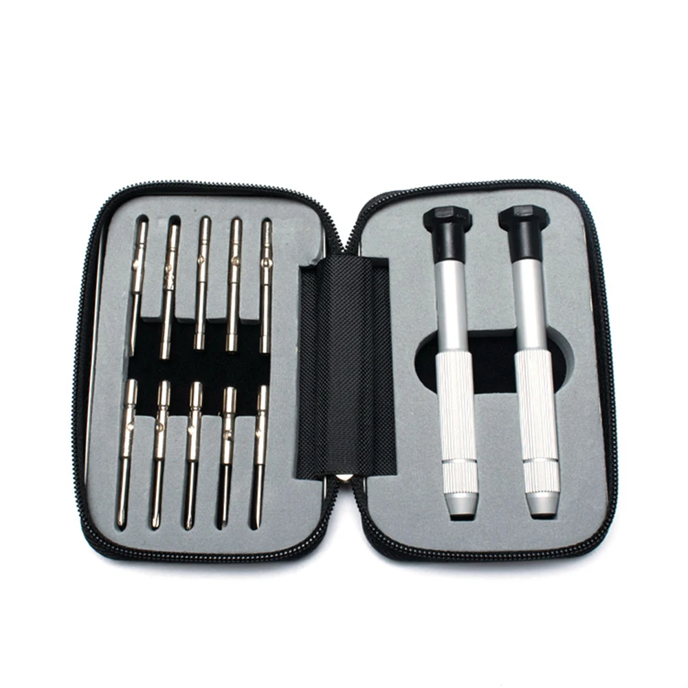 12pcs Portable Accessories Screwdriver Set For Glasses Watch Eyeglass Repair Tool With Box Anti Slip Fastening Alloy Bits
12pcs Portable Accessories Screwdriver Set For Glasses Watch Eyeglass Repair Tool With Box Anti Slip Fastening Alloy Bits