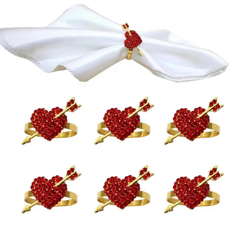 6Pcs/Valentine's day roses napkin ring alloy diamond napkin decoration wedding decoration to the hotel napkins
6Pcs/Valentine's day roses napkin ring alloy diamond napkin decoration wedding decoration to the hotel napkins