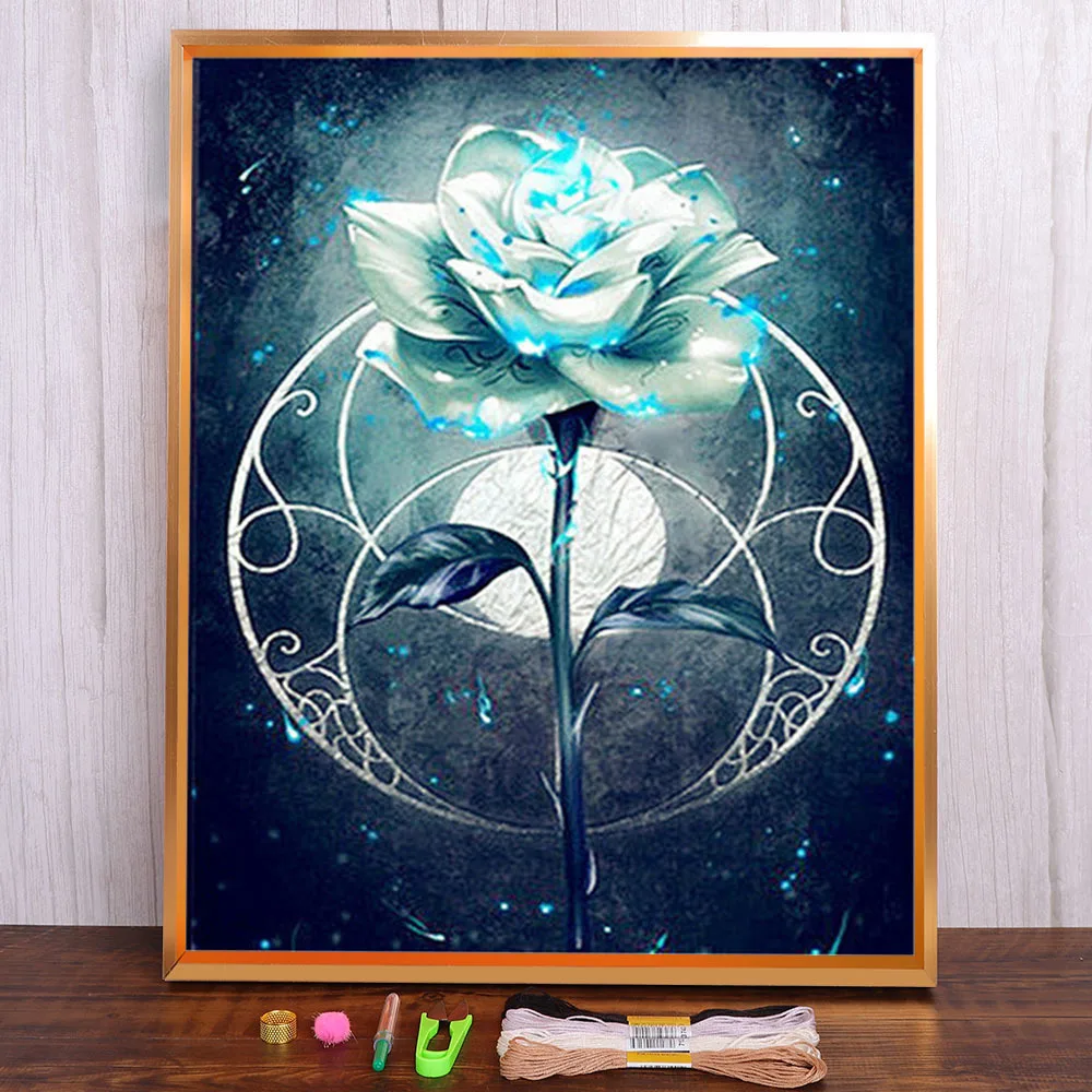 Flowers Printed Fabric 11CT Cross Stitch Complete Kit Embroidery DMC Threads Handiwork Painting Hobby Needlework Needle Magic
Flowers Printed Fabric 11CT Cross Stitch Complete Kit Embroidery DMC Threads Handiwork Painting Hobby Needlework Needle Magic