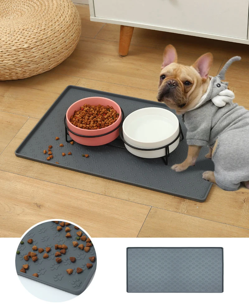 Pet Food Mat Pet Placemat For Puppy Pet Bowl Pad Dogs and Cats Waterproof Feeding Mat Prevent Food and Water Overflow Silicone
Pet Food Mat Pet Placemat For Puppy Pet Bowl Pad Dogs and Cats Waterproof Feeding Mat Prevent Food and Water Overflow Silicone