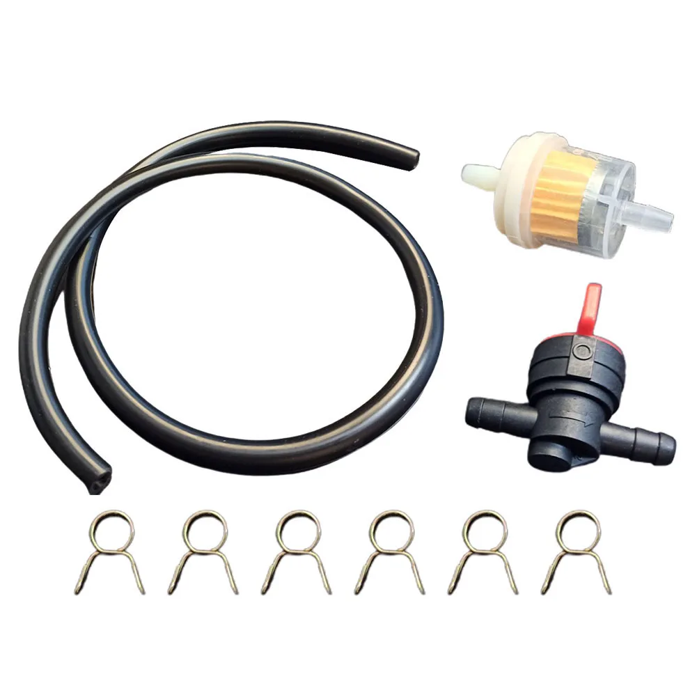 Universal Gasoline Tap 6mm Filter 45cm Hose Clamps Set For Part Replacement Repair Tool Sturdy And Durable Garden
Universal Gasoline Tap 6mm Filter 45cm Hose Clamps Set For Part Replacement Repair Tool Sturdy And Durable Garden
