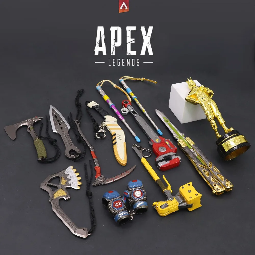 11piece/lot AP Game Peripheral Heirloom Weapon Toy Octane Butterfly Sword Katana Wraith Kunai Toys For Children Delicate Gift
11piece/lot AP Game Peripheral Heirloom Weapon Toy Octane Butterfly Sword Katana Wraith Kunai Toys For Children Delicate Gift