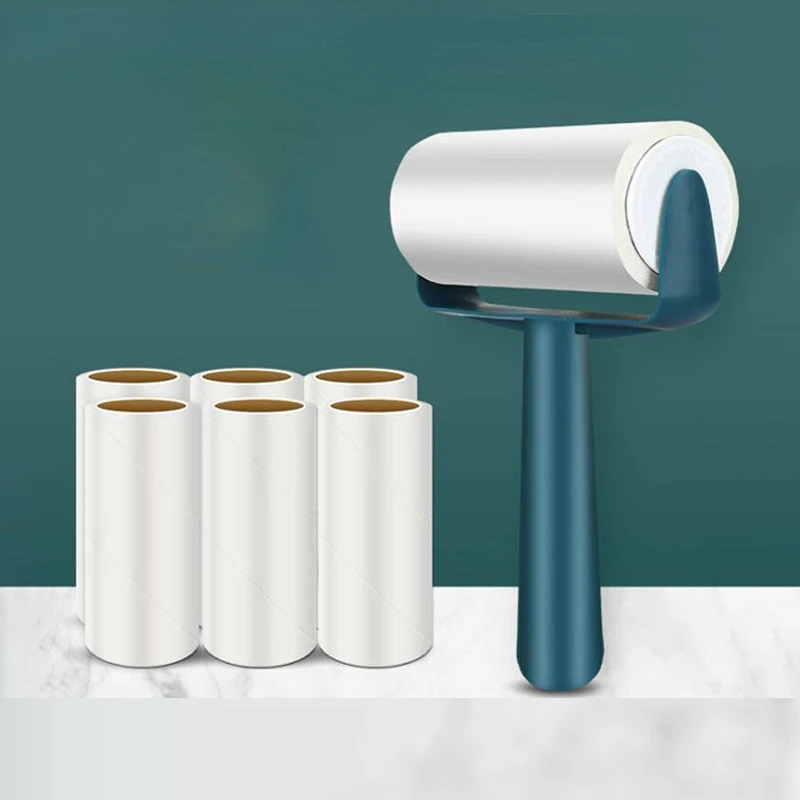 New Tearable Roll Paper Sticky Roller Dust Wiper Pet Hair Clothes Carpet Tousle Remover Portable Replaceable Cleaning Brush Tool
New Tearable Roll Paper Sticky Roller Dust Wiper Pet Hair Clothes Carpet Tousle Remover Portable Replaceable Cleaning Brush Tool