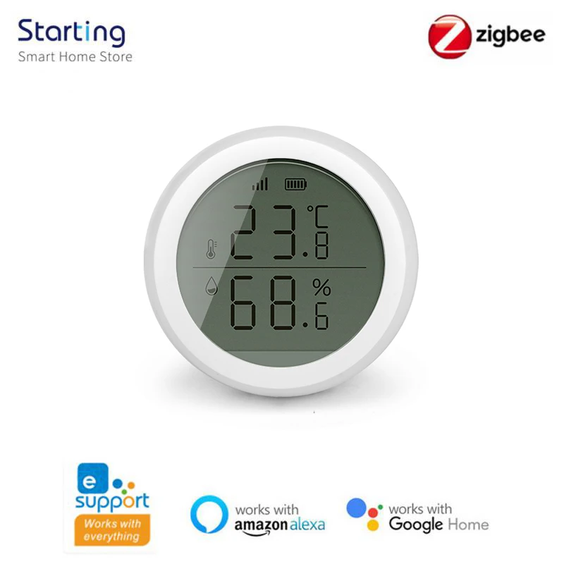 Датчик температуры и влажности EWelink Zigbee, комнатный гигрометр, термометр, детектор с дистанционным управлением через приложение для умного дома
Датчик температуры и влажности EWelink Zigbee, комнатный гигрометр, термометр, детектор с дистанционным управлением через приложение для умного дома