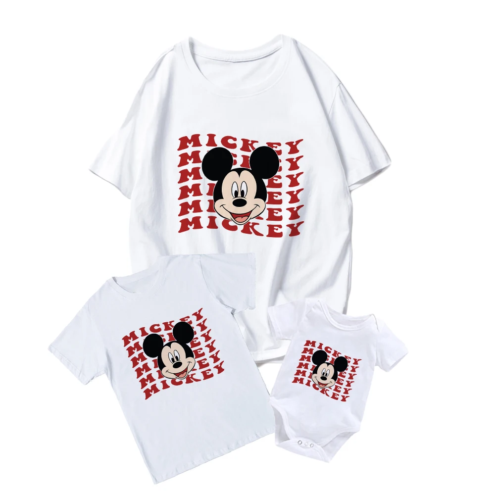 Mickey Mouse Disney Family Look Outfits Short Sleeve High Quality Cartoon Mother Kids Matching Harajuku Casual Style T Shirt
Mickey Mouse Disney Family Look Outfits Short Sleeve High Quality Cartoon Mother Kids Matching Harajuku Casual Style T Shirt