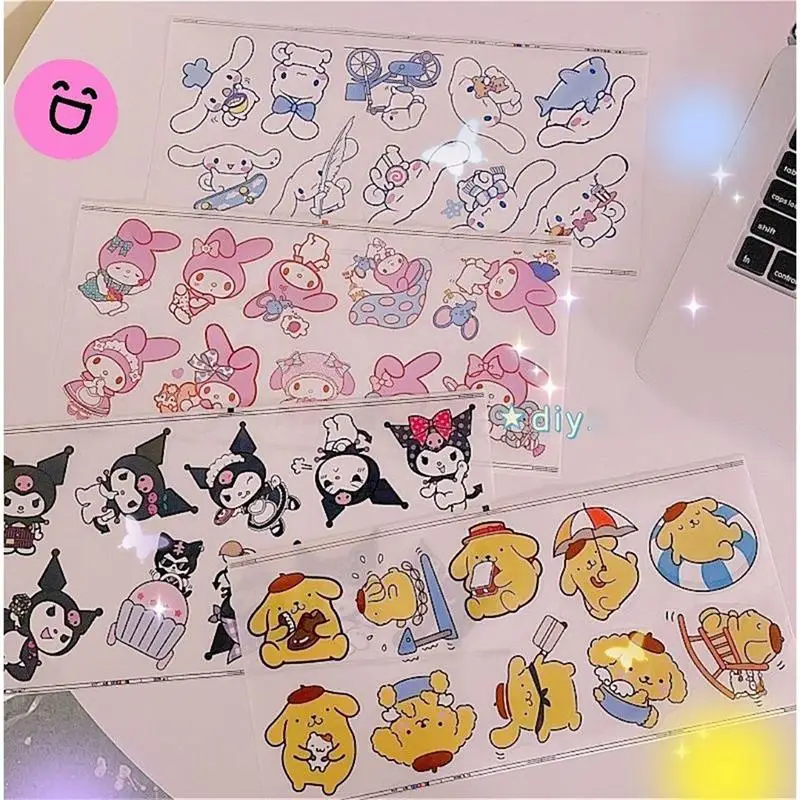 Kawaii Sanrio Kuromi Cinnamoroll Mymelody Pompom Purin Sticker Transparent Cartoon Hand Account Water Cup Mobile Phone Sticker
Kawaii Sanrio Kuromi Cinnamoroll Mymelody Pompom Purin Sticker Transparent Cartoon Hand Account Water Cup Mobile Phone Sticker
