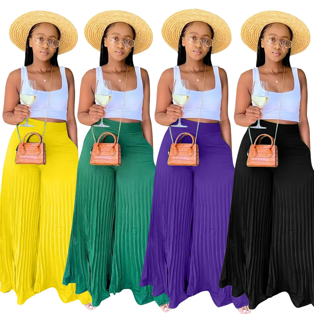 Spring Summer Trendy High Quality Temperature Styling Pleated Wide Leg 2 Layer Beach Wear pant D8486
Spring Summer Trendy High Quality Temperature Styling Pleated Wide Leg 2 Layer Beach Wear pant D8486