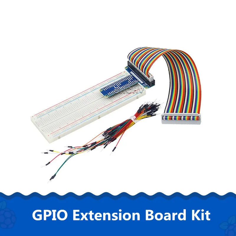 

Raspberry Pi 40 Pin GPIO Extension Board + MB-102 Breadboard PCB Bread Board + GPIO Cable Adapter for Orange Pi for Arduino UNO