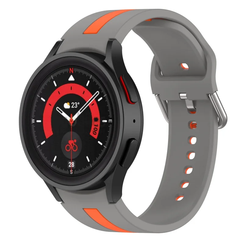 For Adjustable Striped Two-Tone Silicone Sport Watch Band Replacement Strap For Samsung Galaxy Watch 5 Pro 40mm 44mm 45mm Band
For Adjustable Striped Two-Tone Silicone Sport Watch Band Replacement Strap For Samsung Galaxy Watch 5 Pro 40mm 44mm 45mm Band