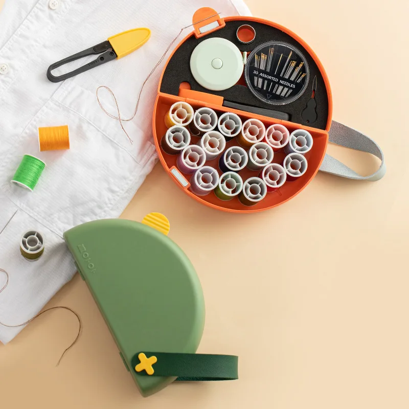 Portable mini travel sewing kits box with color needle threads pin scissor sewing set with case box home tools DIY handwork tool
Portable mini travel sewing kits box with color needle threads pin scissor sewing set with case box home tools DIY handwork tool