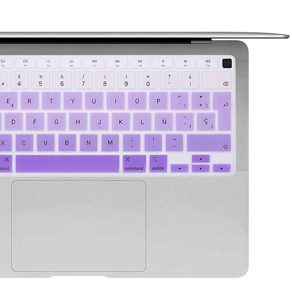 

Чехол для клавиатуры ноутбука Macbook Air 13 M1 2020, силиконовый защитный чехол для клавиатуры с английской раскладкой для Macbook Air13.3 A2337 A2179