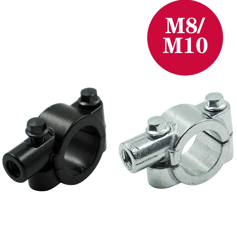 2PCS M8\M10Black Silver Motorcycle accessories Mirror Mount Clamp Rear View Mirror Holder Size 22MM/25MM
2PCS M8\M10Black Silver Motorcycle accessories Mirror Mount Clamp Rear View Mirror Holder Size 22MM/25MM