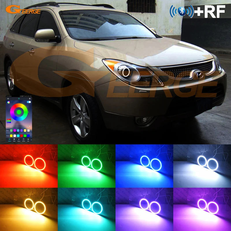 For Hyundai Veracruz Ix55 2007 - 2012 BT App RF Remote Control Multi-Color Ultra Bright RGB LED Angel Eyes Kit Halo Rings
For Hyundai Veracruz Ix55 2007 - 2012 BT App RF Remote Control Multi-Color Ultra Bright RGB LED Angel Eyes Kit Halo Rings