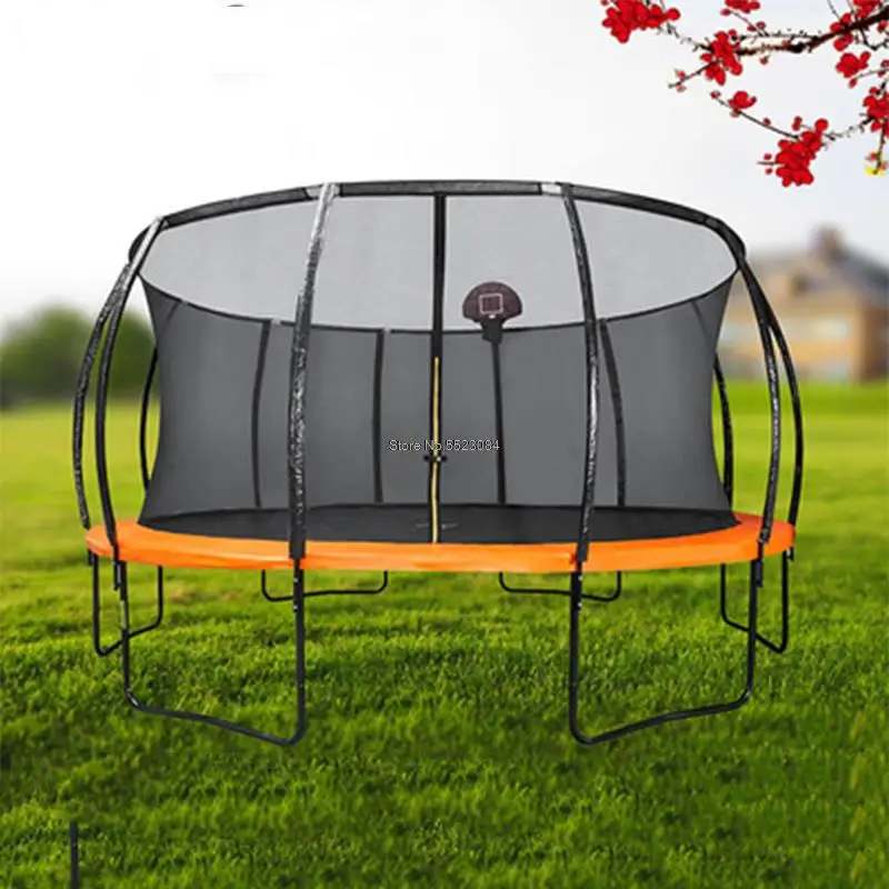 Household Trampoline Children 3.66M Square Trampoline Adult With Guard Net Large Basketball Trampoline
Household Trampoline Children 3.66M Square Trampoline Adult With Guard Net Large Basketball Trampoline