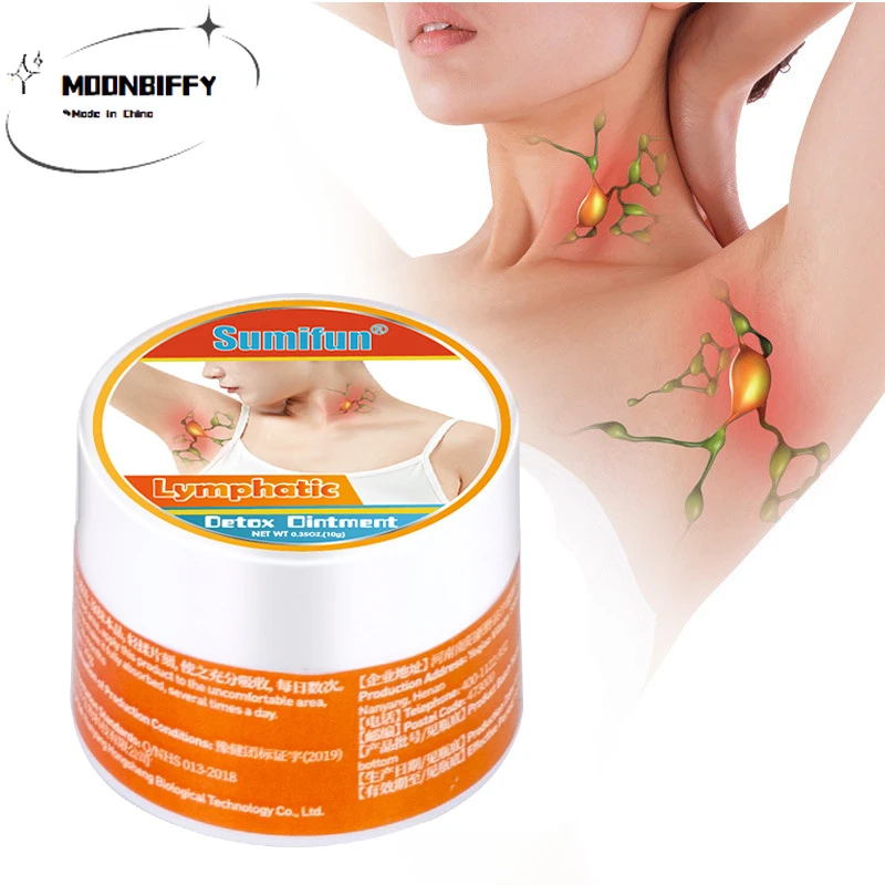 

10g Sumifun Lymphatic Drainage Tongluo Ointment Detox Relief Pain Treatment Armpit Lymph Nodes Anti-Swelling Health Care Cream