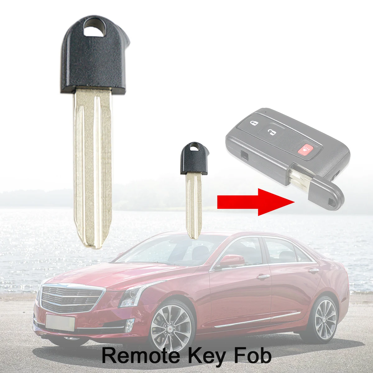 Car Key keyless Entry Case with Uncut Blade Replacement Parts Fit for Toyota Spare Smart Key Toyota Corolla Camry Prius
Car Key keyless Entry Case with Uncut Blade Replacement Parts Fit for Toyota Spare Smart Key Toyota Corolla Camry Prius