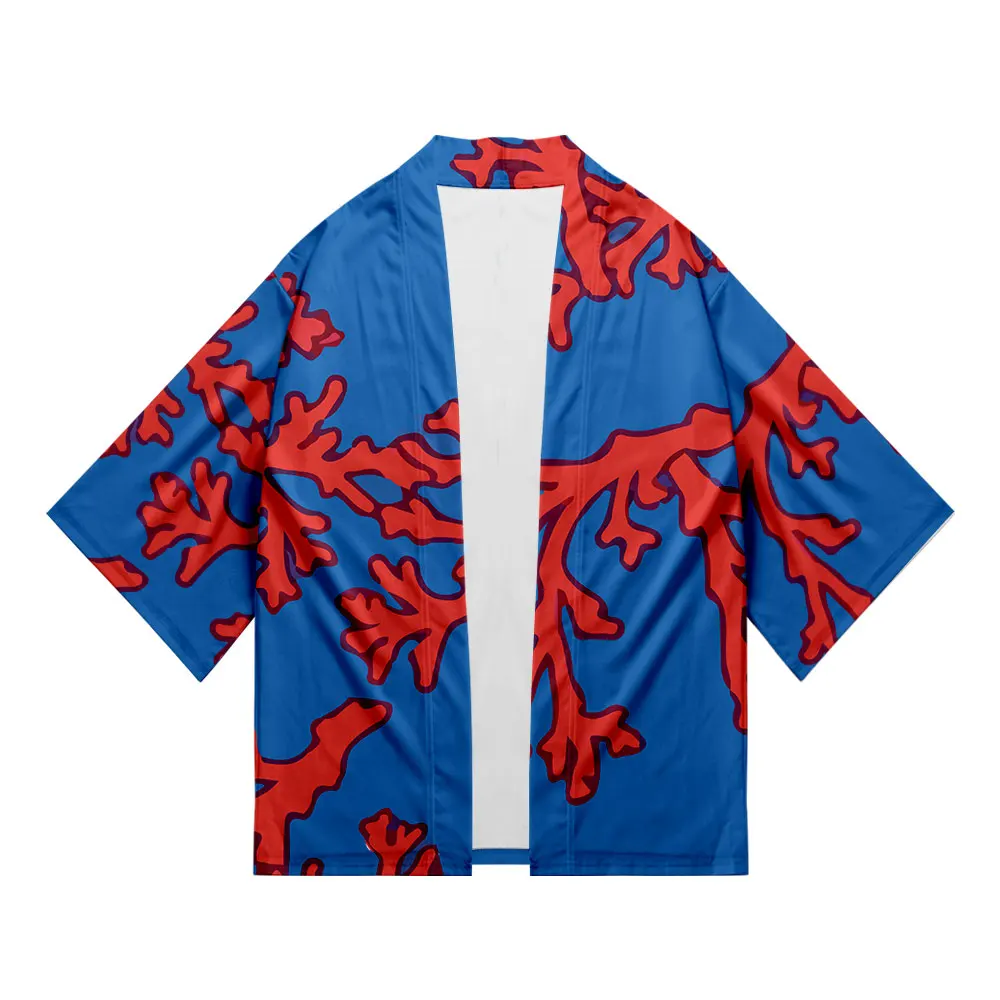 Plus Size Coral Print 2022 Summer Chic Loose Japanese Streetwear Cardigan Women Men Harajuku Kimono Shirts Yukata Asian Clothes
Plus Size Coral Print 2022 Summer Chic Loose Japanese Streetwear Cardigan Women Men Harajuku Kimono Shirts Yukata Asian Clothes