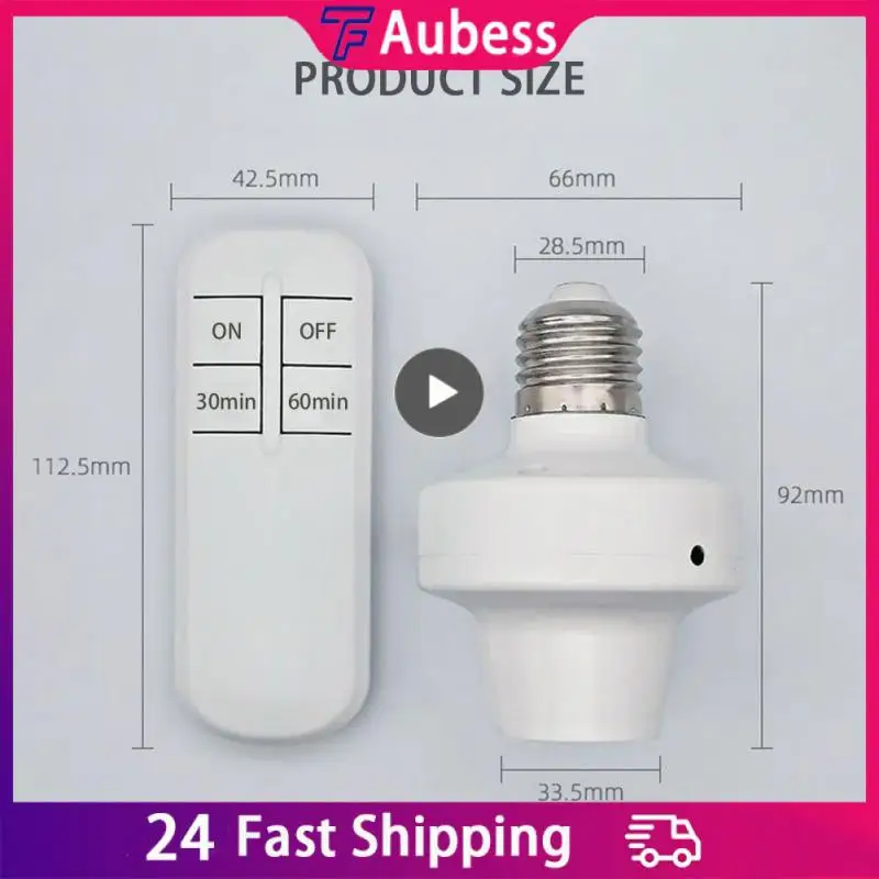 Smart Light Bulbs Adapter E27 Lamp Holder Base With Remote Controller Lamp Holder Remote Control E26 E27 Lamp Bases New Timer
Smart Light Bulbs Adapter E27 Lamp Holder Base With Remote Controller Lamp Holder Remote Control E26 E27 Lamp Bases New Timer