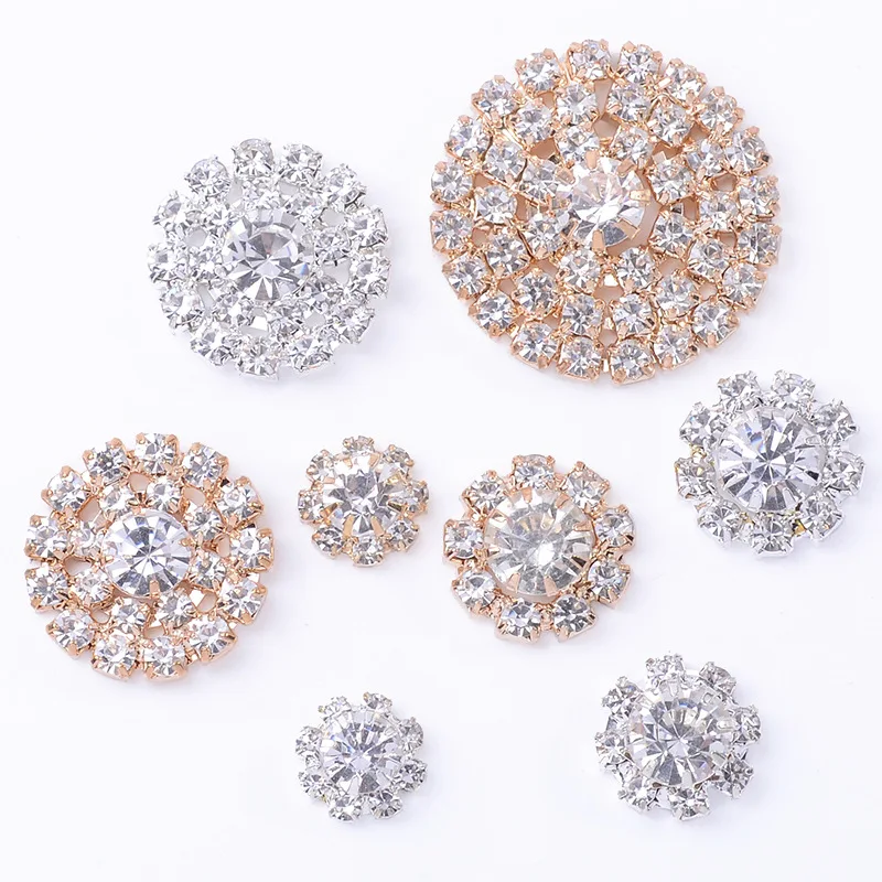10 PCS Fashion Alloy Crystal Rhinestone Flowers For DIY Clothes, Shoes, Earrings, Headdresses Jewelry Making Accessories.
10 PCS Fashion Alloy Crystal Rhinestone Flowers For DIY Clothes, Shoes, Earrings, Headdresses Jewelry Making Accessories.