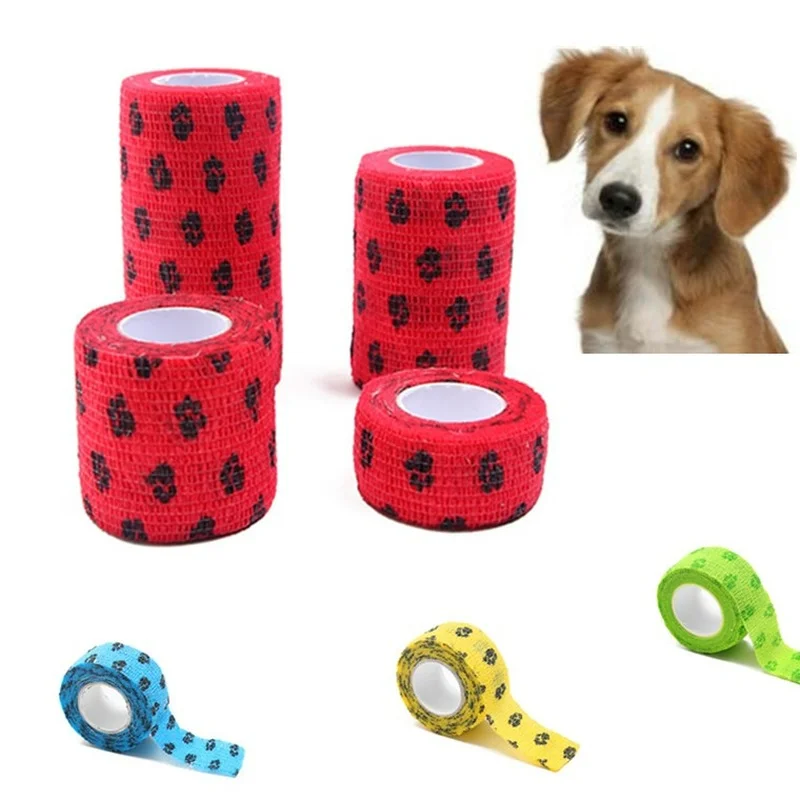 Pet Cat/dog Elastic Bandage Foot Protection Bandage Pet Stuffed Paper Non-woven Dog Claw Print Pet Daily Bandage Package 4 Sizes
Pet Cat/dog Elastic Bandage Foot Protection Bandage Pet Stuffed Paper Non-woven Dog Claw Print Pet Daily Bandage Package 4 Sizes