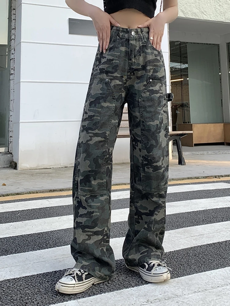 Kalevest Y2K High Street Cargo Pants Gyaru High Waist Pants Camouflage Vintage Pants Women Rave Outfits Pockets Goth Pantalones
Kalevest Y2K High Street Cargo Pants Gyaru High Waist Pants Camouflage Vintage Pants Women Rave Outfits Pockets Goth Pantalones