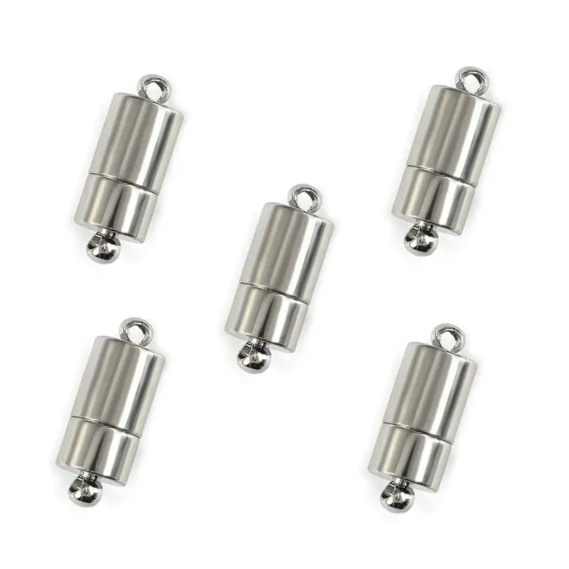5-10 Pcs/Sets Round Strong Magnetic Clasps Magnet End Clasp Connectors for Jewelry Making DIY Bracelet Necklace Accessories 
5-10 Pcs/Sets Round Strong Magnetic Clasps Magnet End Clasp Connectors for Jewelry Making DIY Bracelet Necklace Accessories