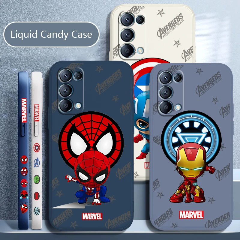 Marvel Spiderman Hero Cartoon Phone Case For OPPO Find X5 X3 X2 neo Pro Lite A5 A9 2020 A53S 4G 5G Liquid Left Rope Candy Cover
Marvel Spiderman Hero Cartoon Phone Case For OPPO Find X5 X3 X2 neo Pro Lite A5 A9 2020 A53S 4G 5G Liquid Left Rope Candy Cover
