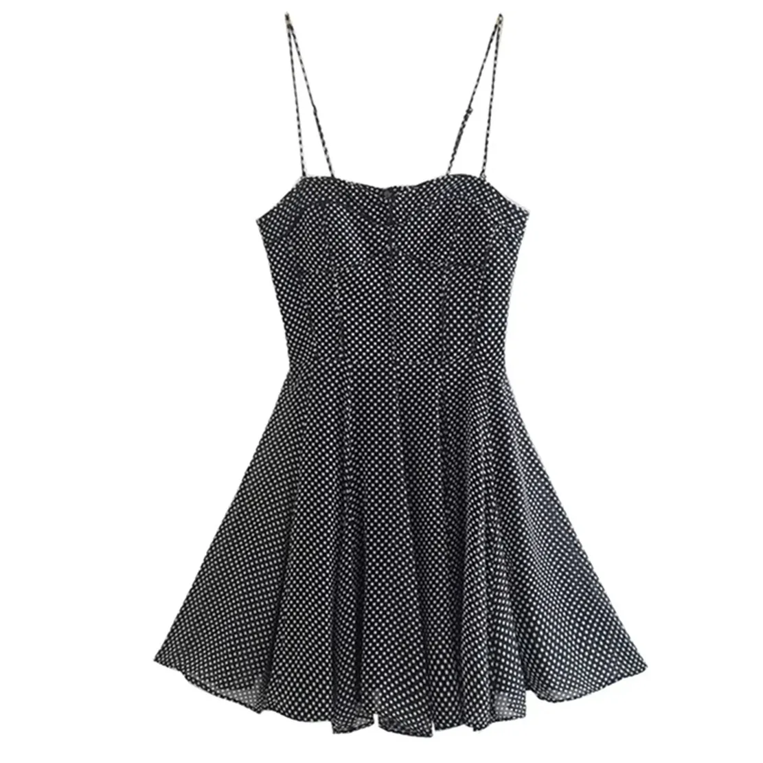 Jenny&Dave 2022 Ins Blogger Fashion Mini Dress Vintage Polka Dot Print Spaghetti Strapless Sexy Party Dress Women
Jenny&Dave 2022 Ins Blogger Fashion Mini Dress Vintage Polka Dot Print Spaghetti Strapless Sexy Party Dress Women