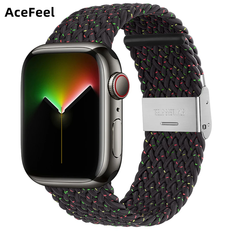 Braided Solo Loop Strap For Apple Watch Band 41mm 45mm 44mm 40mm 42mm 38mm Nylon Elastic Fabric Bracelet For iWatch 3 4 5 SE 6 7
Braided Solo Loop Strap For Apple Watch Band 41mm 45mm 44mm 40mm 42mm 38mm Nylon Elastic Fabric Bracelet For iWatch 3 4 5 SE 6 7