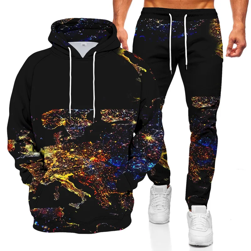 2022 Autumn And Winter Map Sweater Jacket Men's Pants Suits 3D Starry Sky Map Printing Casual Suit Hoodies Suits Sportswear
2022 Autumn And Winter Map Sweater Jacket Men's Pants Suits 3D Starry Sky Map Printing Casual Suit Hoodies Suits Sportswear