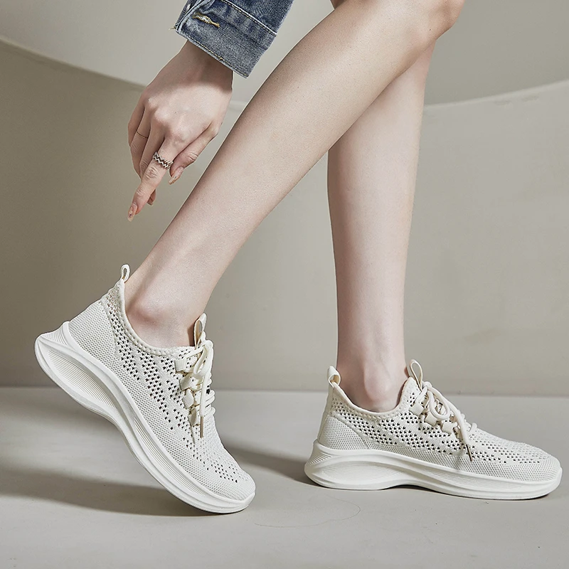 Shoes for Women 2023 Fashion Mesh Women's Vulcanize Shoes Summer Breathable Women Sneakers Solid Lace Up Ladies Casual Sneakers
Shoes for Women 2023 Fashion Mesh Women's Vulcanize Shoes Summer Breathable Women Sneakers Solid Lace Up Ladies Casual Sneakers