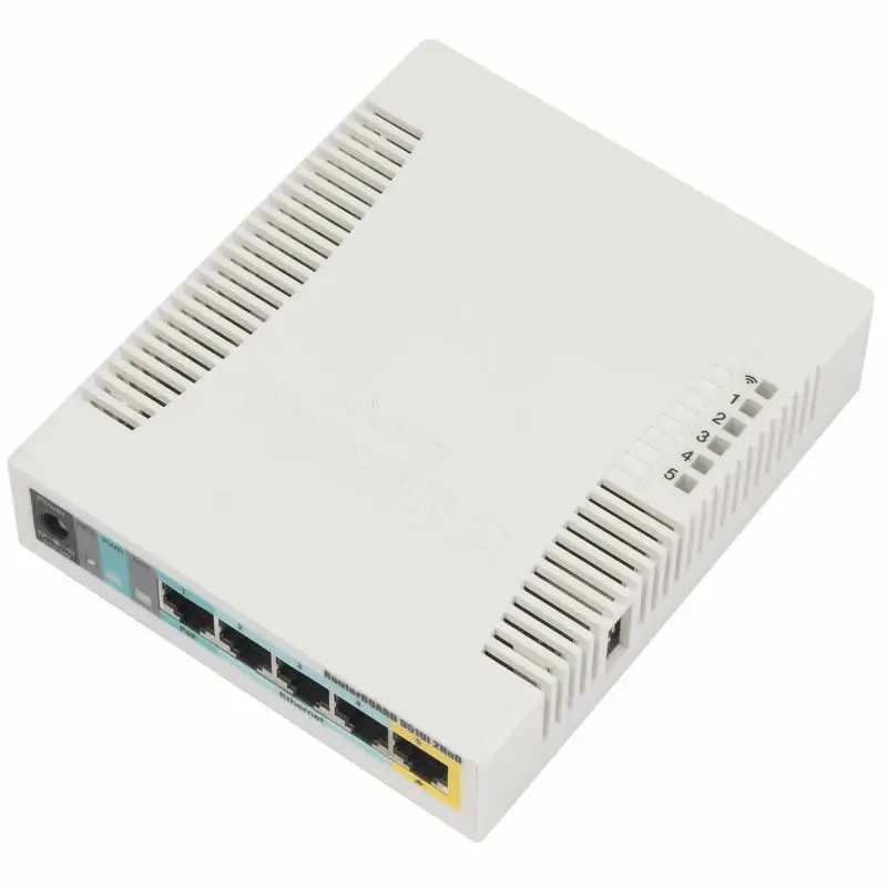 Беспроводной роутер Mikrotik RB951Ui-2HnD, домашний широкополосный роутер высокой мощности с поддержкой Wi-Fi