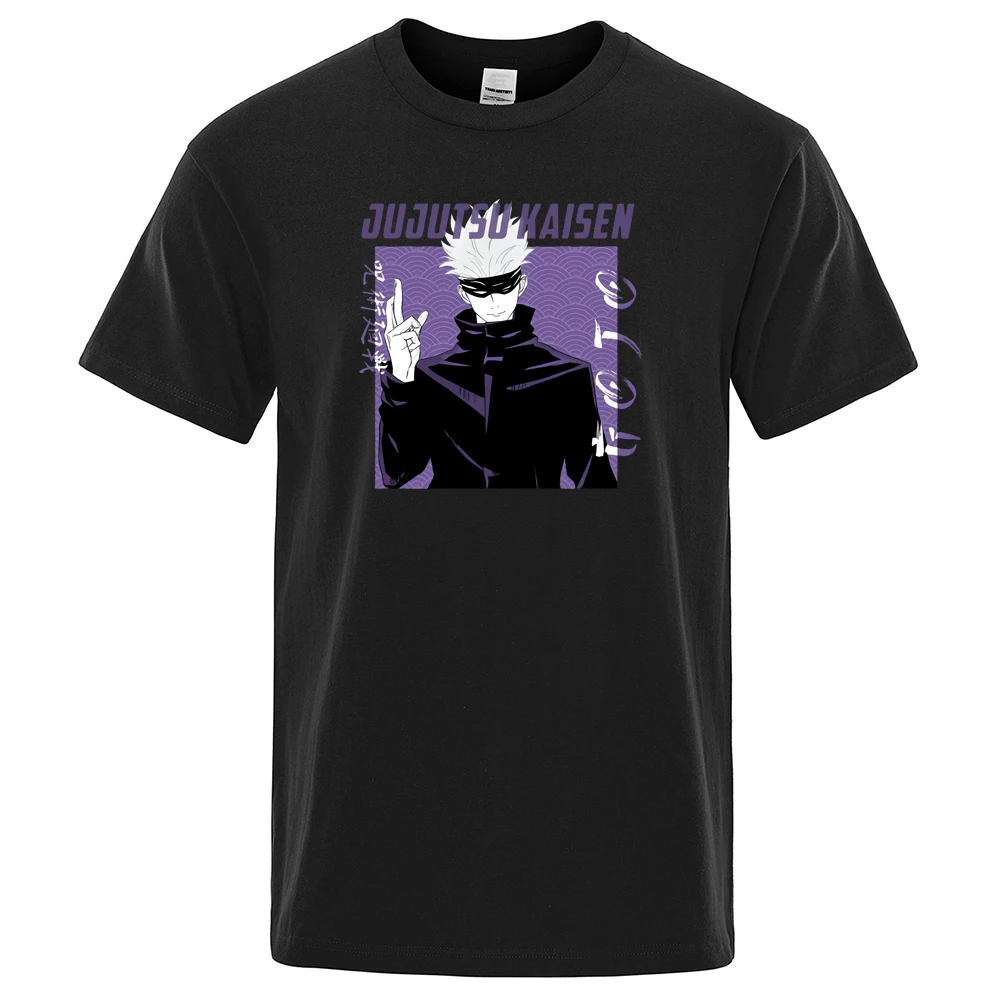 Jujutsu Kaisen Gojo Satoru Graphic Print Mens T Shirts Fashion Pure Cotton Tee O-Neck Korean Top Streetwear Tee Men'S T Shirt
Jujutsu Kaisen Gojo Satoru Graphic Print Mens T Shirts Fashion Pure Cotton Tee O-Neck Korean Top Streetwear Tee Men'S T Shirt