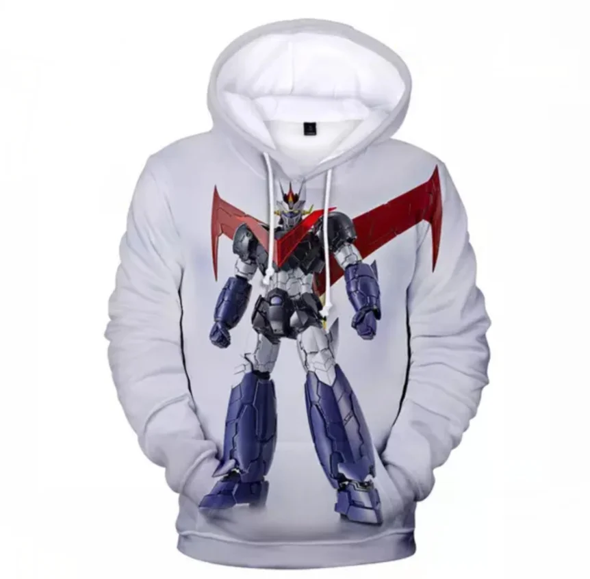 Hot Mazinger Z Men's Hoodie Long Sleeve Hoody Sweatshirt Top Quality Kids Anime Jacket 3D Printing Men/women Hoodies
Hot Mazinger Z Men's Hoodie Long Sleeve Hoody Sweatshirt Top Quality Kids Anime Jacket 3D Printing Men/women Hoodies