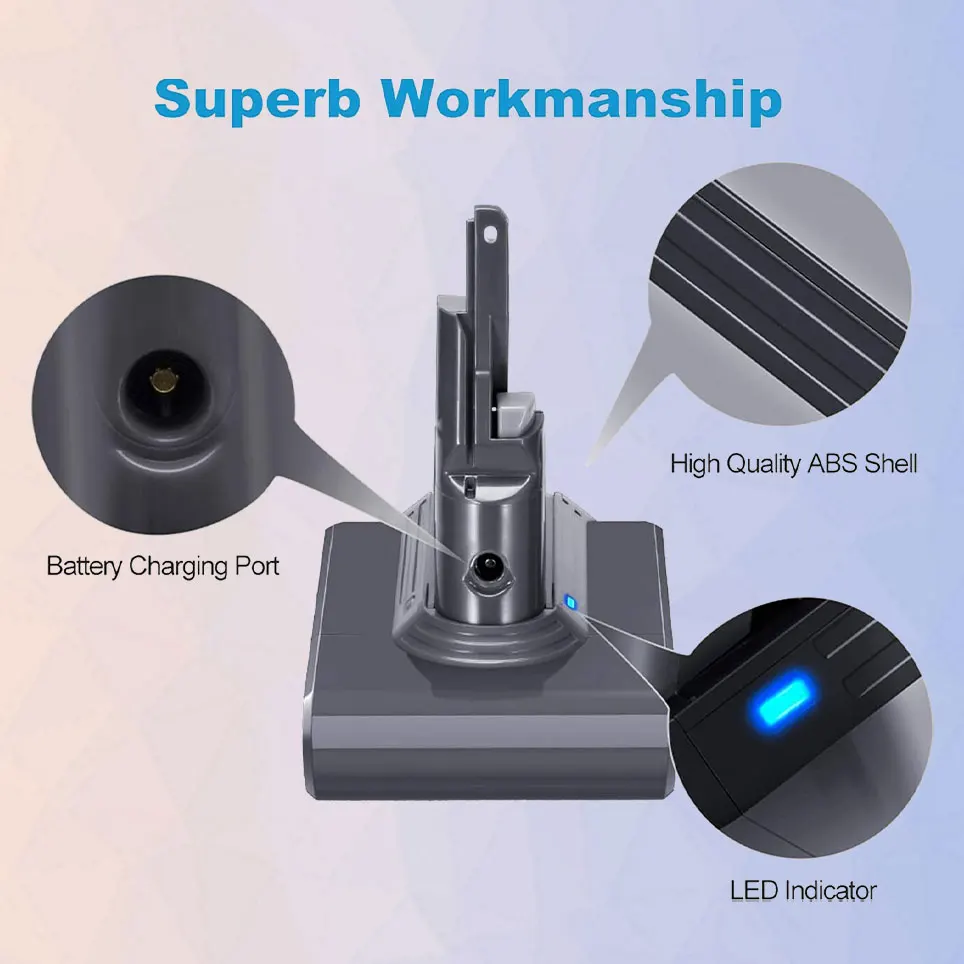 2022 V7 replacement battery compatible with V7 battery V7 Absolute V7Motorhead Pro V7 Trigger V7 Fluffy V7HEPA Li-ion SV11 
2022 V7 replacement battery compatible with V7 battery V7 Absolute V7Motorhead Pro V7 Trigger V7 Fluffy V7HEPA Li-ion SV11