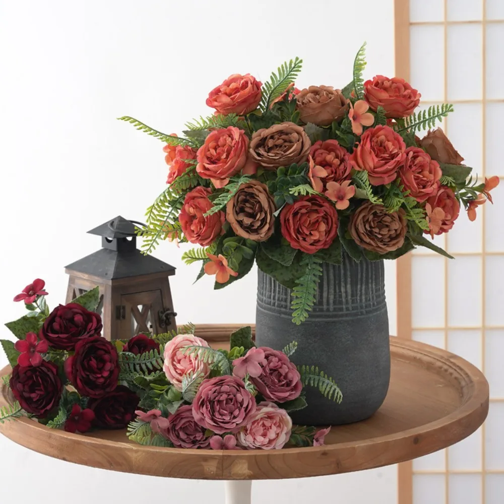 Props Wedding Ornament Party Supplies Floral Arrangement Artificial Flowers Bouquet lifelike Plant Retro Silk Peony
Props Wedding Ornament Party Supplies Floral Arrangement Artificial Flowers Bouquet lifelike Plant Retro Silk Peony