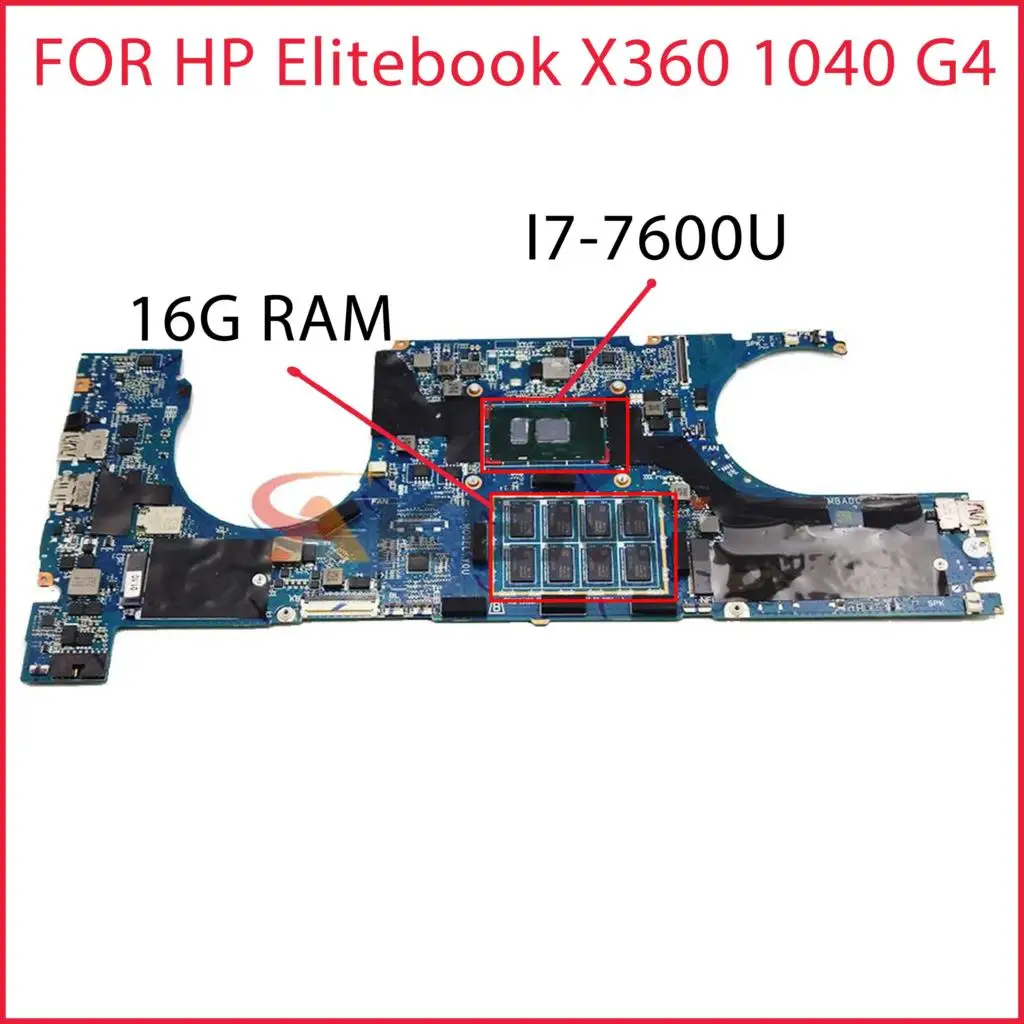 FOR HP Elitebook X360 1040 G4 Laptop Motherboard I7-7600U 16GB 1040 G4 DA0Y0UMBAD0 SR33Z
FOR HP Elitebook X360 1040 G4 Laptop Motherboard I7-7600U 16GB 1040 G4 DA0Y0UMBAD0 SR33Z