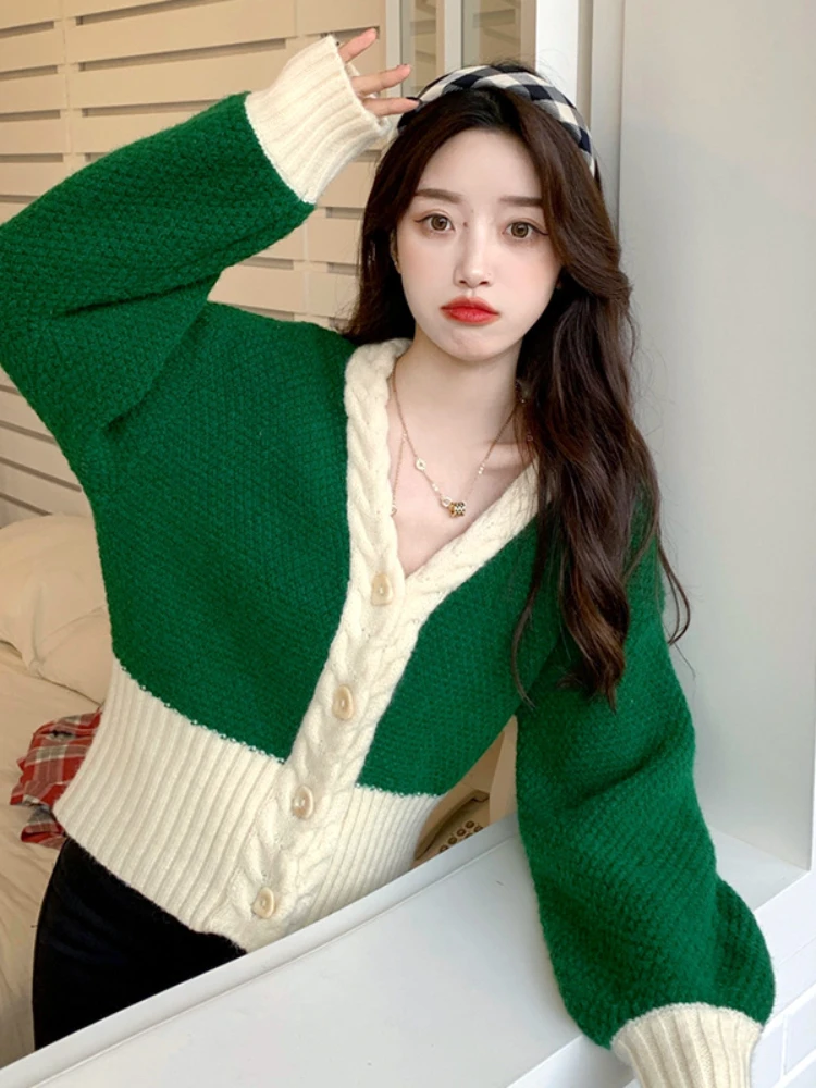 Fashion Women Sweaters 2023 Winter American Vintage Solid Block Knitwears Cardigan for Women Screw Thread LOOSE Versatile Coats
Fashion Women Sweaters 2023 Winter American Vintage Solid Block Knitwears Cardigan for Women Screw Thread LOOSE Versatile Coats