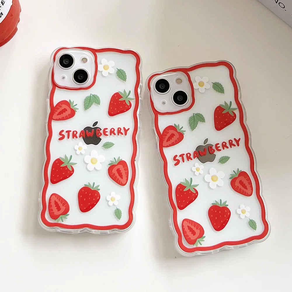 EKONEDA Soft TPU Case for iPhone 13 12 11 Pro XS Max X XR Cute Strawberry Clear Protective Silicone Case Cover for Women Girls
EKONEDA Soft TPU Case for iPhone 13 12 11 Pro XS Max X XR Cute Strawberry Clear Protective Silicone Case Cover for Women Girls